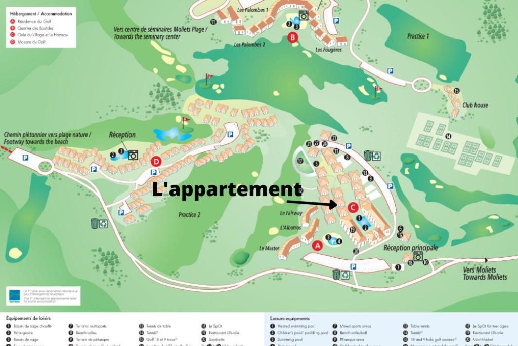 Le Hameau Des Vagues 4-5 Pers Piscines Et Nature A Moliets المظهر الخارجي الصورة